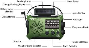 Kaito KA500 5-Way Powered Emergency AM/FM/SW Weather Alert Radio